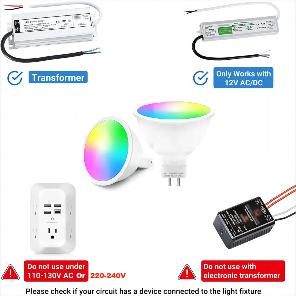 Suidhome Smart LED Bulb Mini Spotlight - image 2