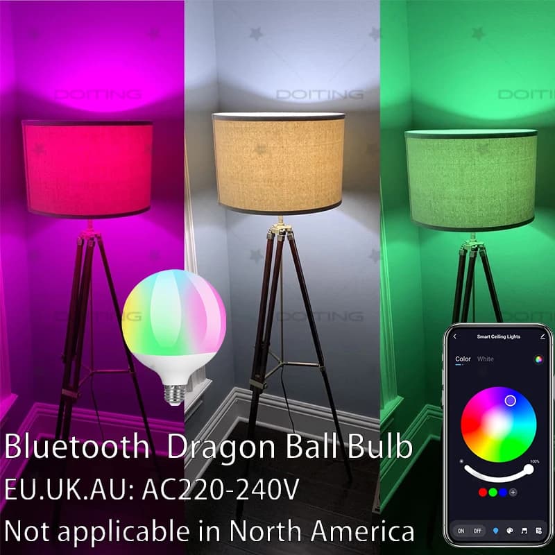 Tuya Bluetooth Smart Dragon Ball LED Bulb - image 5