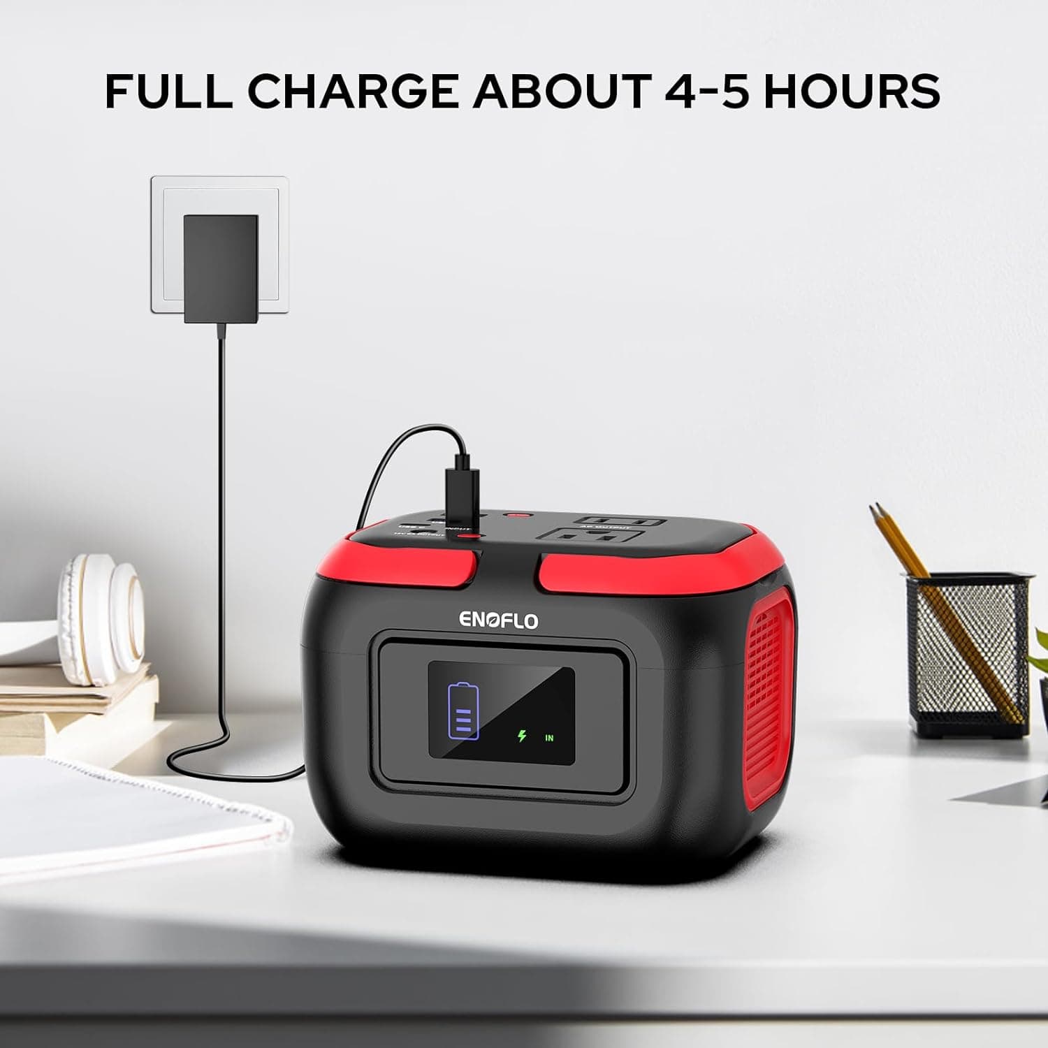 ENOFLO 97Wh Portable Power Station with 120W AC Outlet - image 5