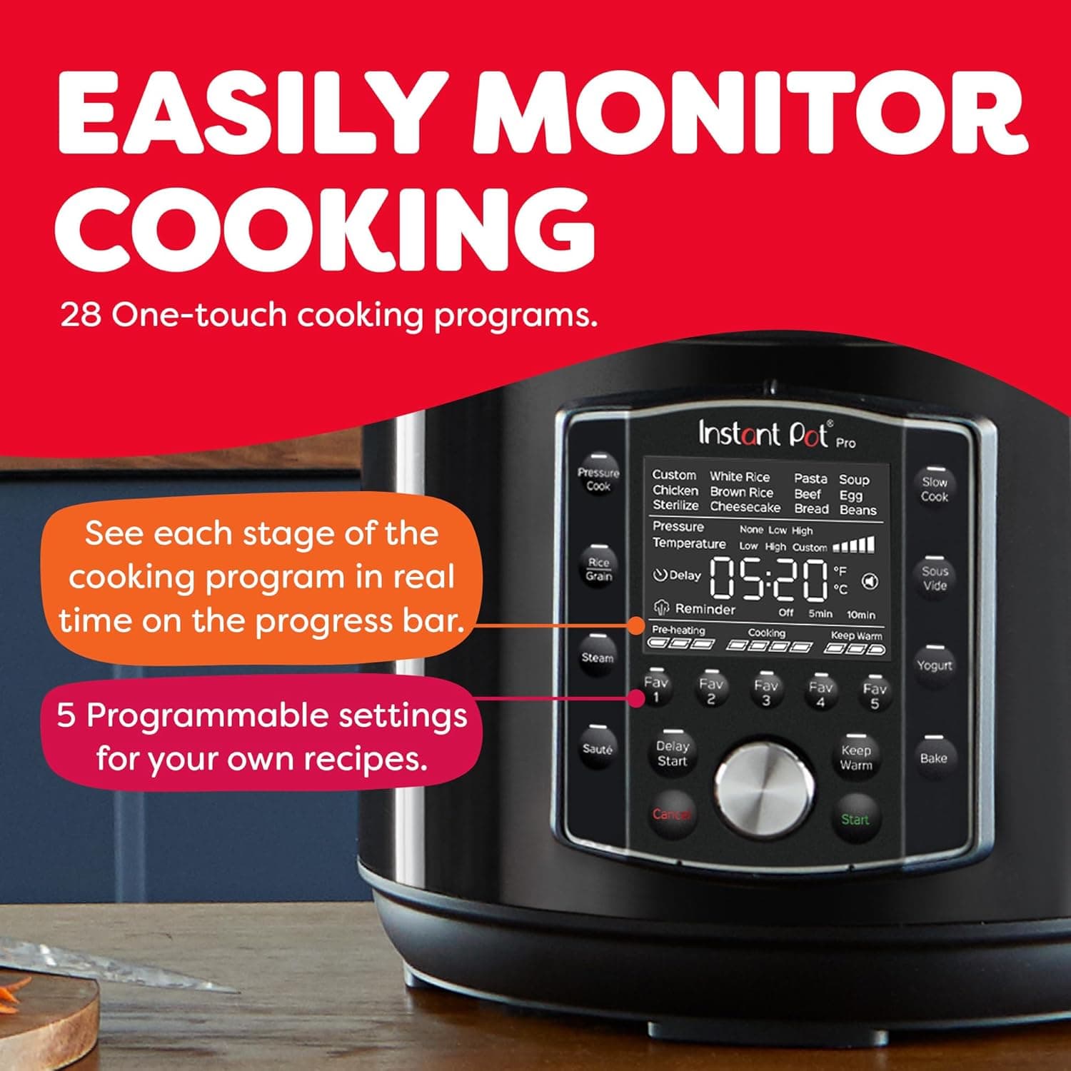 Instant Pot Pro 8-Quart Multi-Use Pressure Cooker and Slow Cooker - image 4