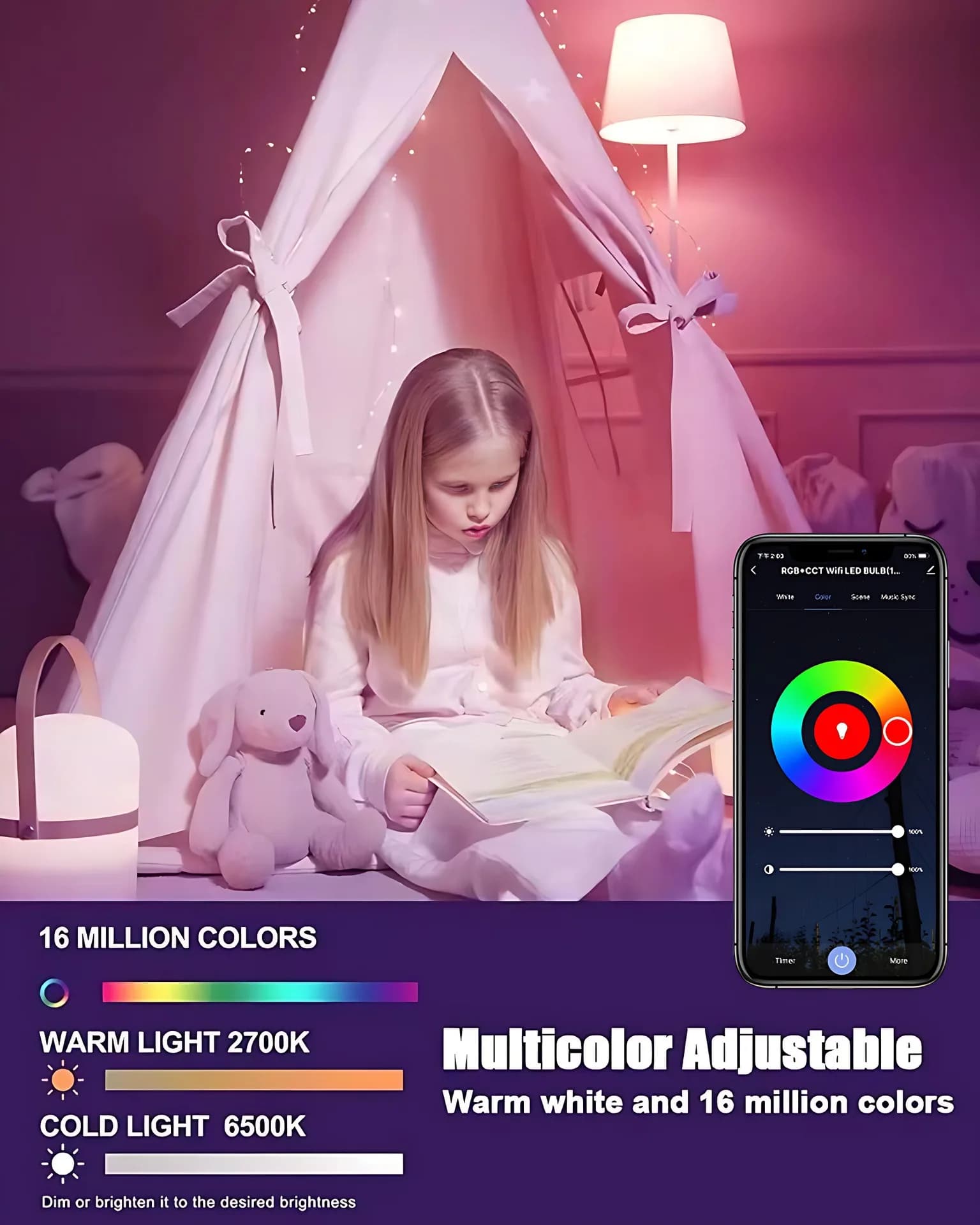 Tuya Smart Light Bulbs E27 LED Lamp - image 4
