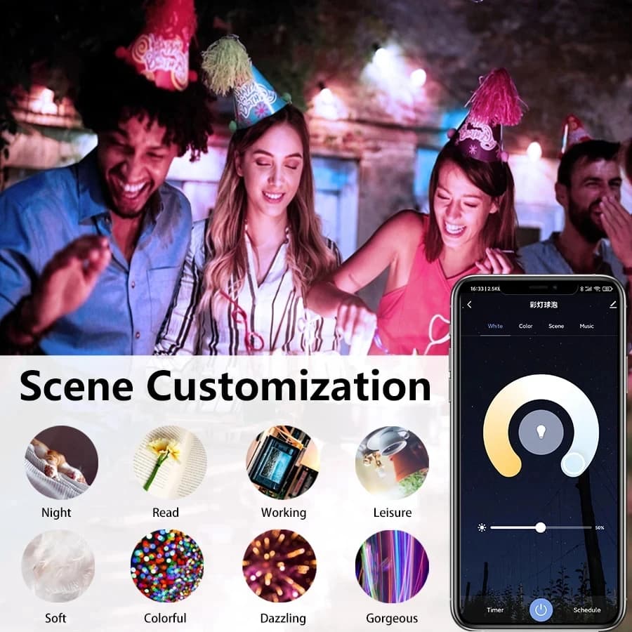 Tuya Smart Light Bulb E27 RGB Lamp - image 4