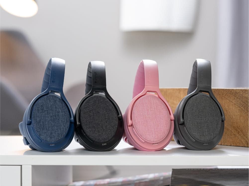 ONANOFF Made for Amazon ANC Bluetooth Headphones in Pink - image 4