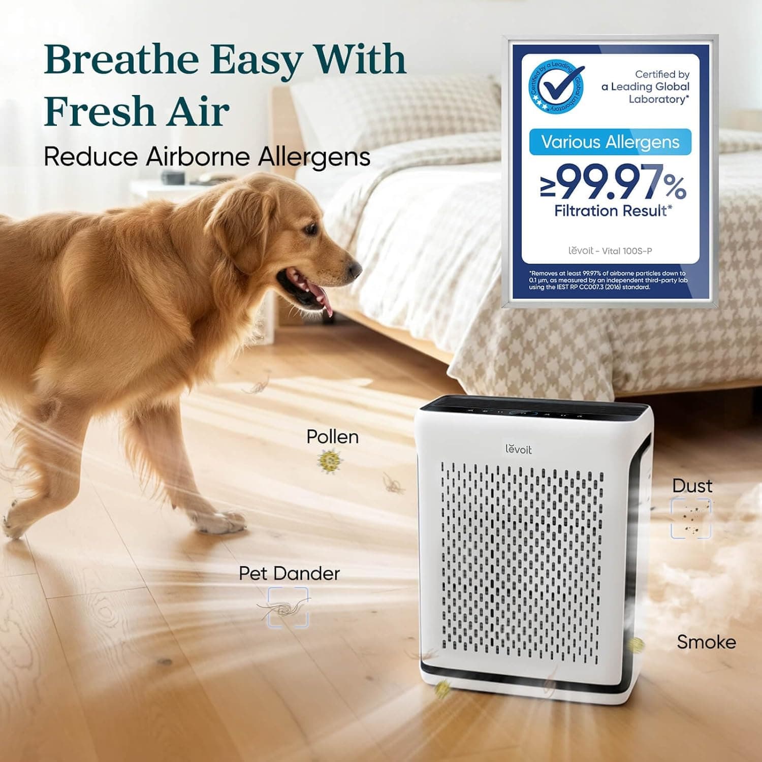 LEVOIT Air Purifier for Home Large Room - image 2
