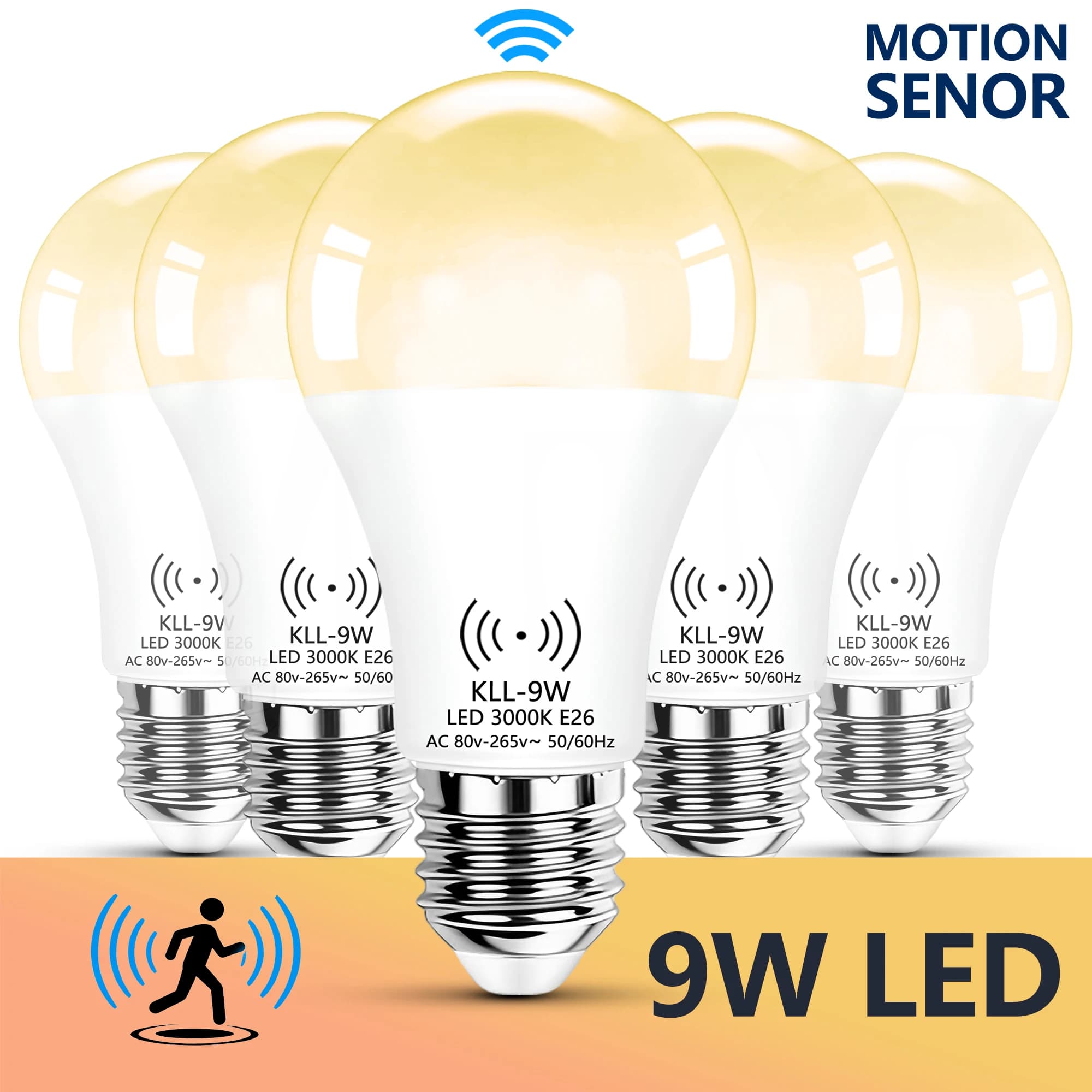 Motion Sensor Light Bulbs - Smart Lamp