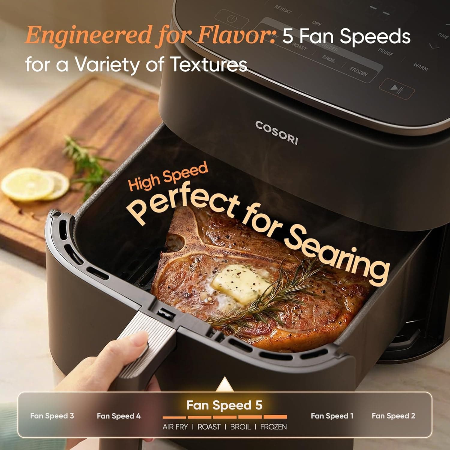 Cosori TurboBlaze 6-Quart Ceramic Basket Air Fryer - image 4