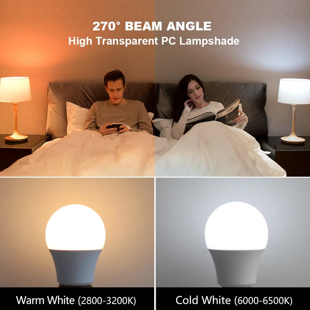 4PACK LED Light Bulbs E27 Spotlights - image 3