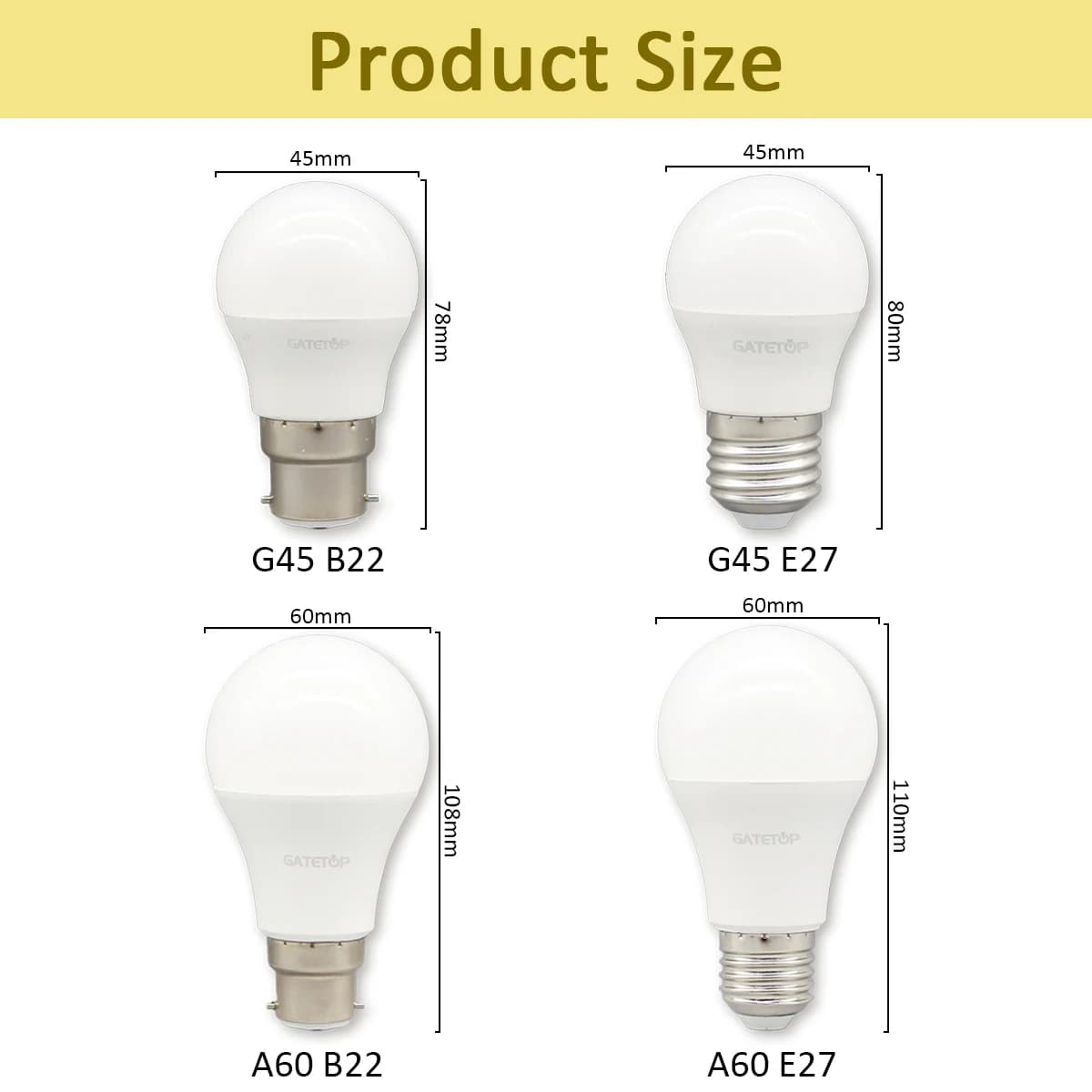 LED Low Voltage Light Bulbs for E27 B22 Base - image 5