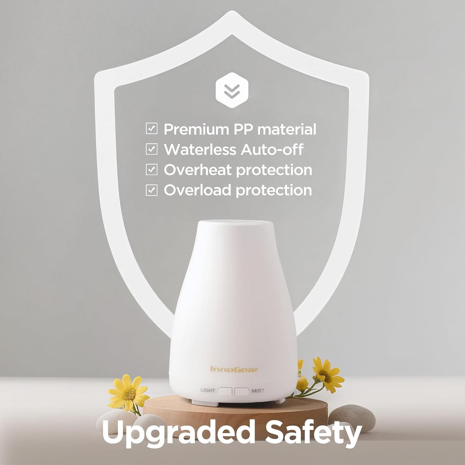 InnoGear Ultrasonic Essential Oil Diffuser for Bedroom - image 4