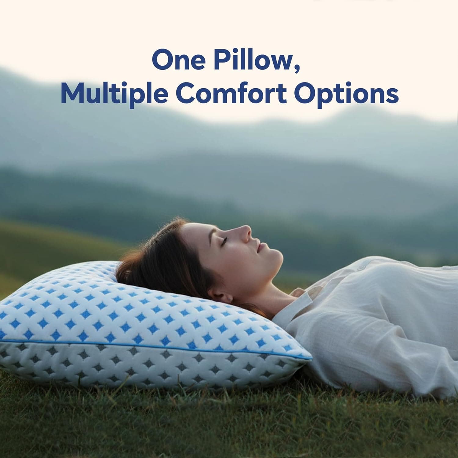 Adjustable Memory Foam Pillows for Customized Comfort – King Size 2 Pack - image 2