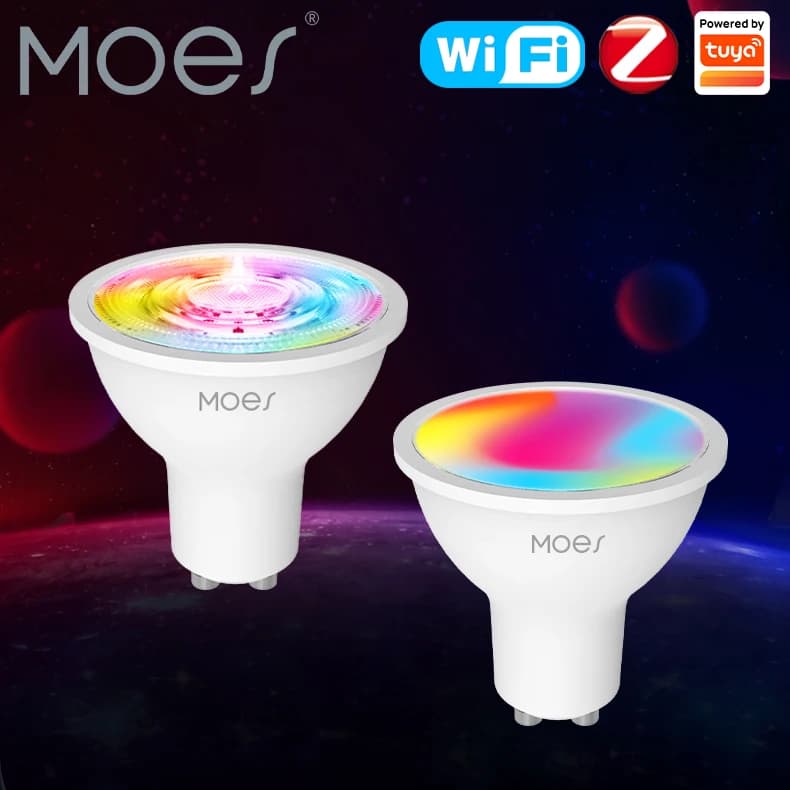MOES Tuya ZigBee GU10 Smart LED Bulbs