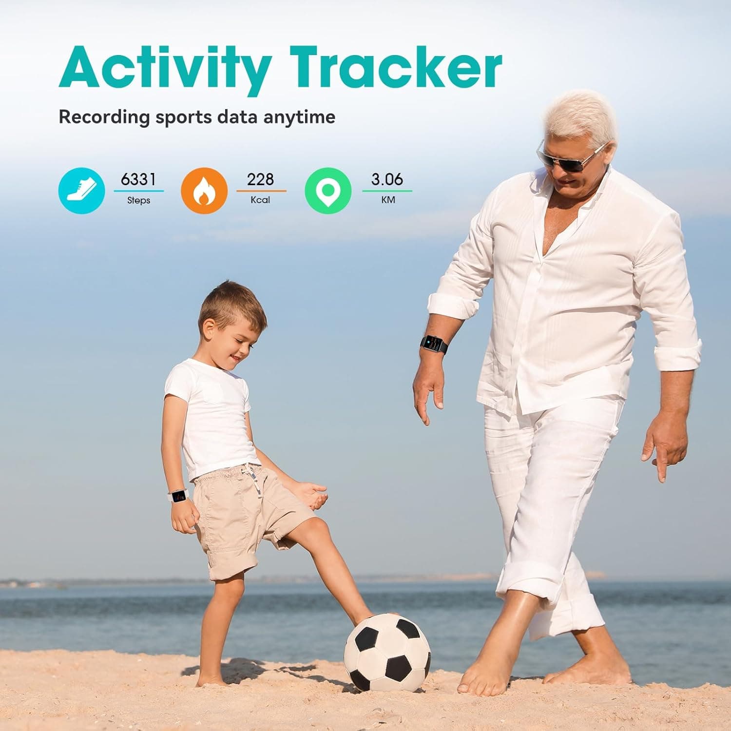 Pautios Standalone Pedometer and Fitness Tracker Watch - image 3