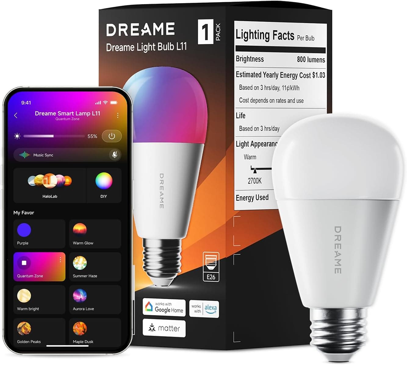 DREAME LED Light Bulb