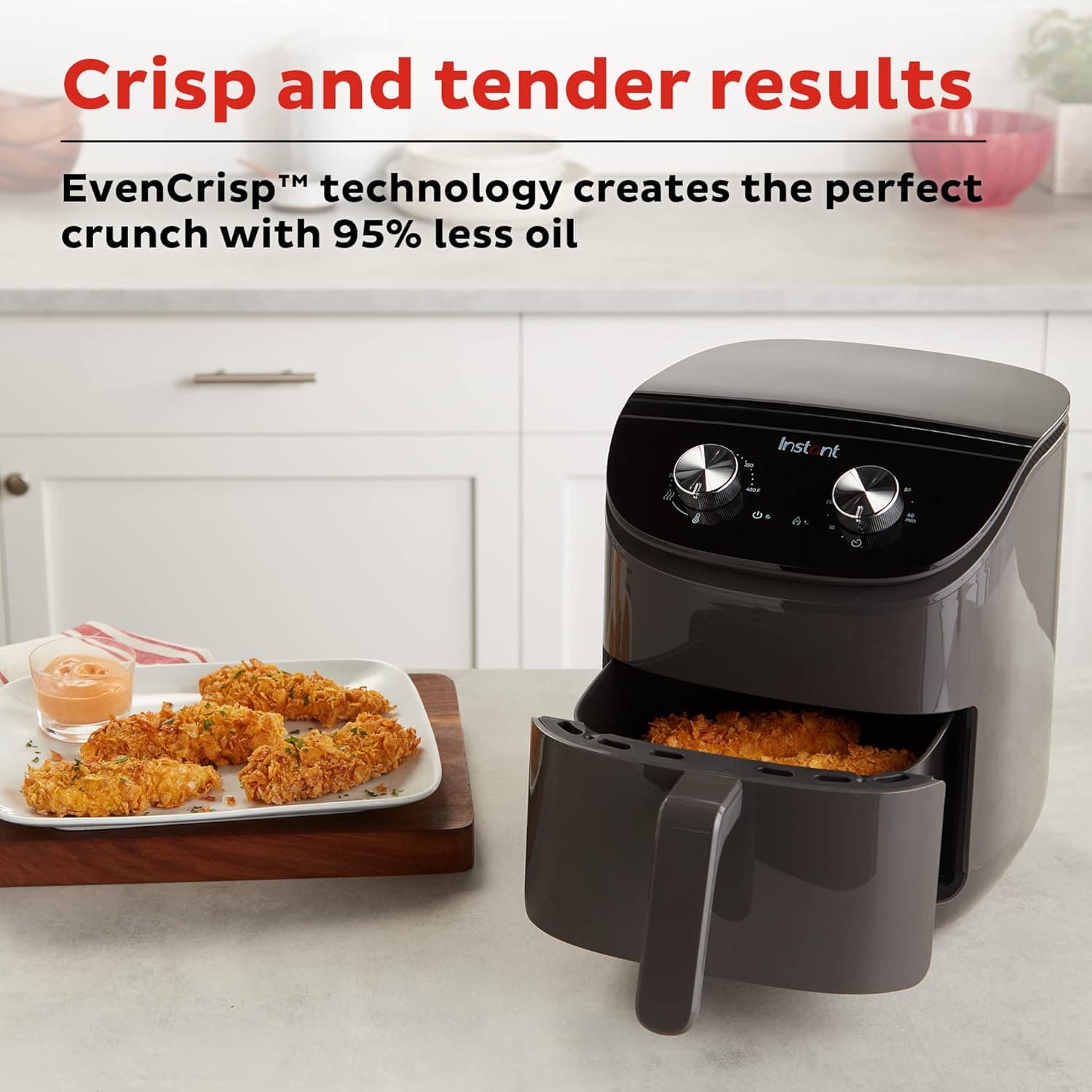 Instant Pot Essentials 4-Quart Air Fryer with Manual Dials - image 4