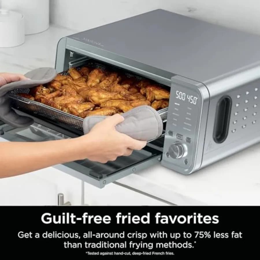 10-in-1 Digital Air Fry Oven - Stainless Steel - image 4