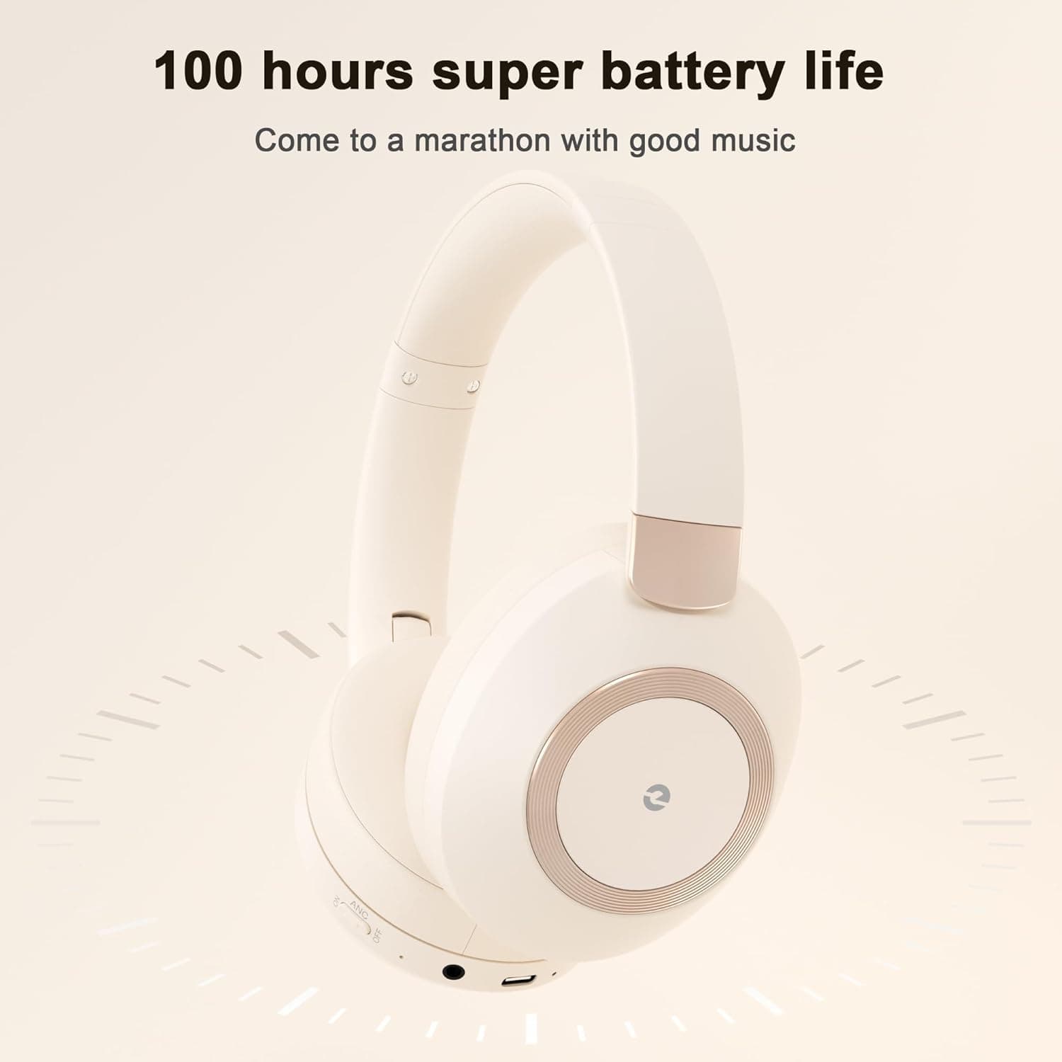 EAORUL Over-Ear Wireless Active Noise Cancelling Headphones - image 3