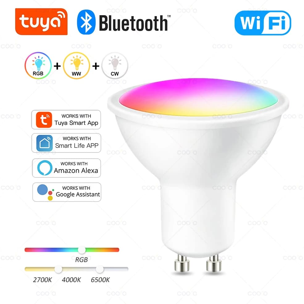 Tuya GU10 Smart LED Light Bulb