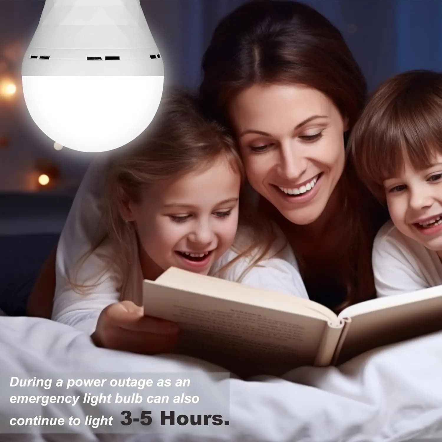 USB LED Bulb E27 Rechargeable Light Bulb - image 3