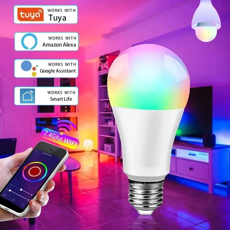 Tuya WiFi E27 Smart Dimmable Bulb