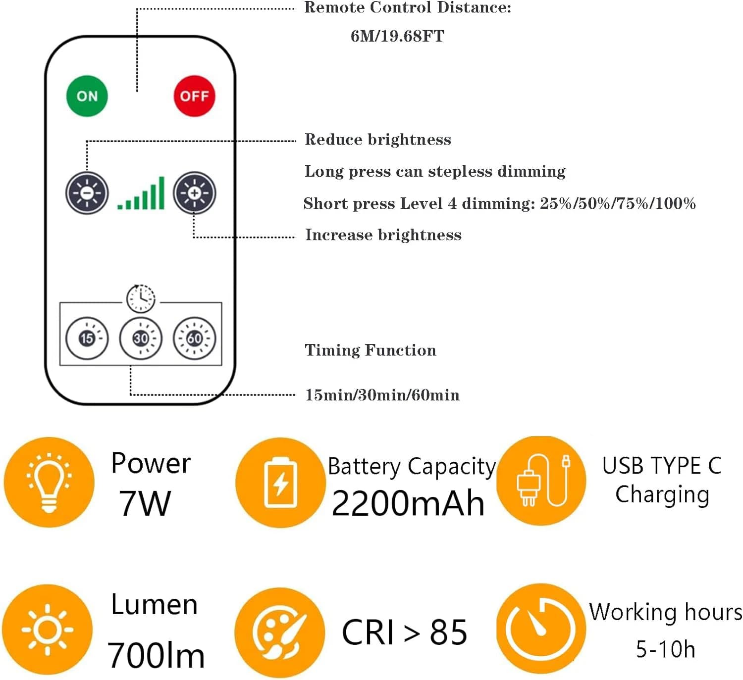 USB LED Bulb E27 Rechargeable Light Bulb - image 5