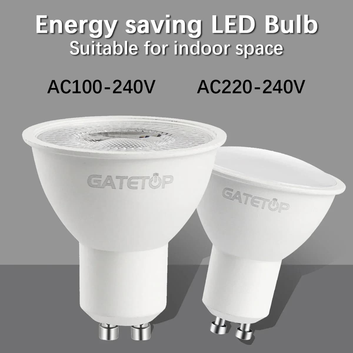 Base GU10 LED Spotlight Bulbs - 3W to 9W