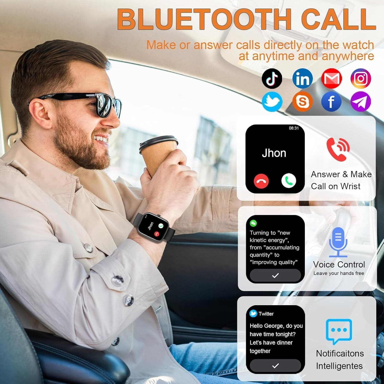 Versatile Smartwatch for Calls and Fitness Tracking - image 3