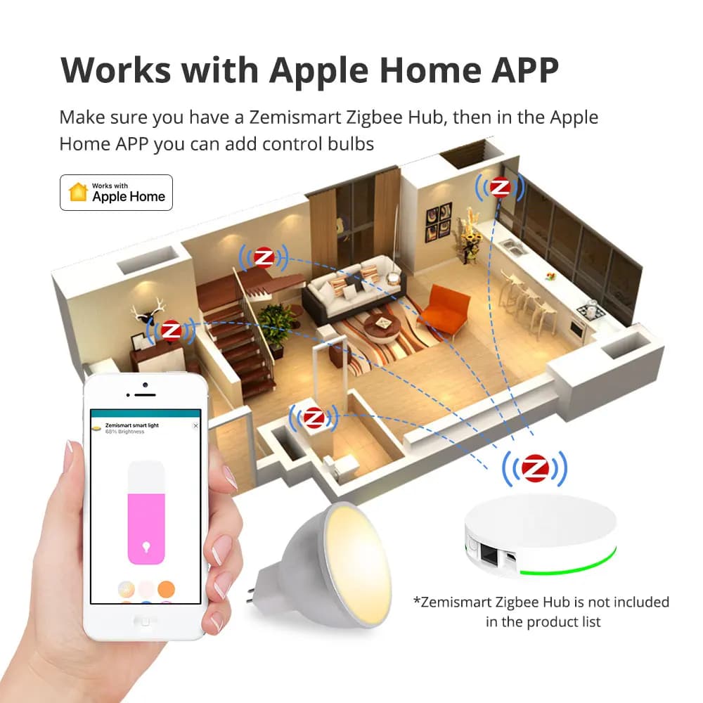 Benexmart Zigbee Smart LED Light Bulb MR16 12V - image 2